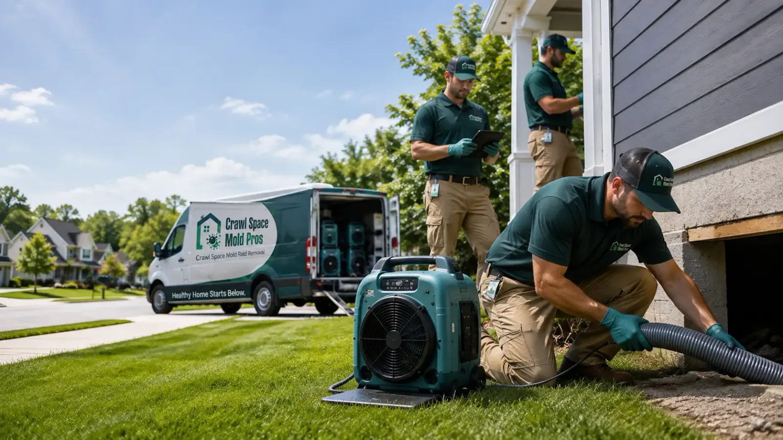 Crawl Space Mold Removal in Calumet, IA
